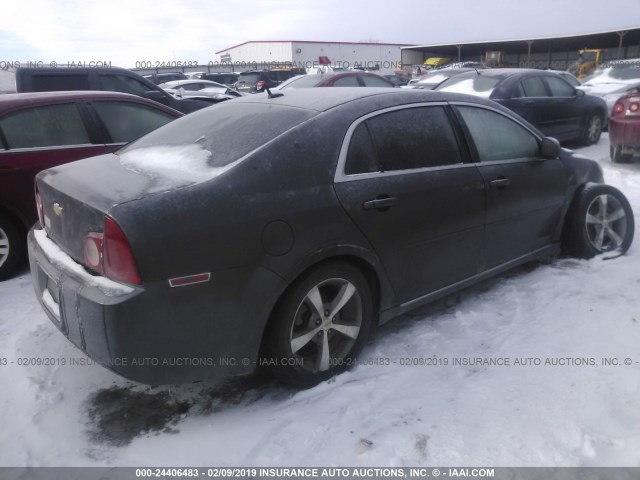 1G1ZC5E18BF166692 - 2011 CHEVROLET MALIBU 1LT 灰色 照片 4