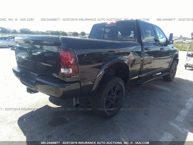 3C6UR5FJ8JG332096 - 2018 RAM 2500 LARAMIE BLACK photo 4