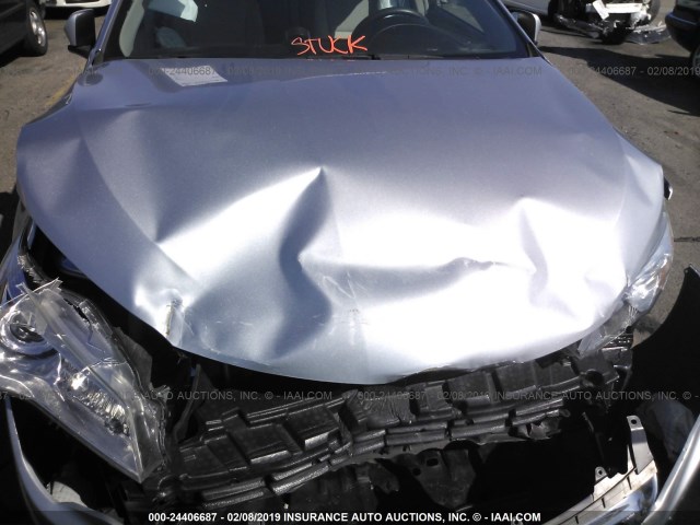 4T4BF1FK4GR519806 - 2016 TOYOTA CAMRY LE/XLE/SE/XSE SILVER photo 10