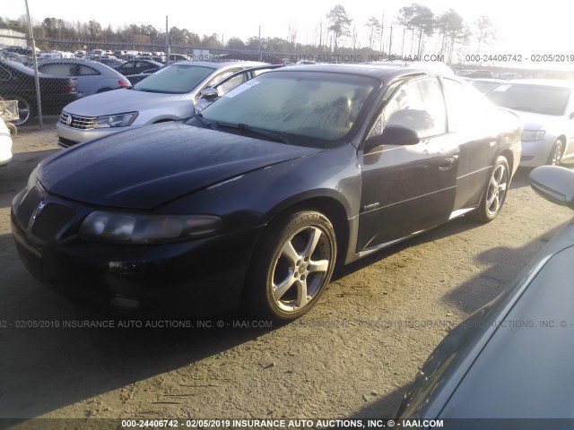 1G2HZ54Y75U138693 - 2005 PONTIAC BONNEVILLE GXP BLUE photo 2