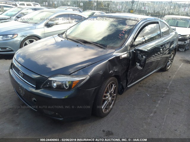JTKDE177270157575 - 2007 TOYOTA SCION TC GRAY photo 2