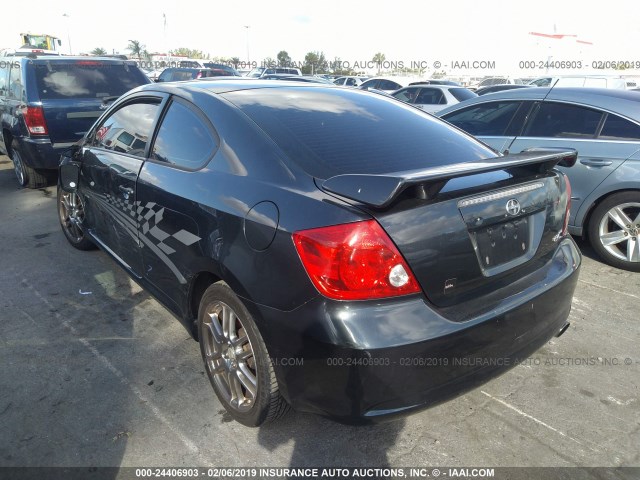 JTKDE177270157575 - 2007 TOYOTA SCION TC GRAY photo 3