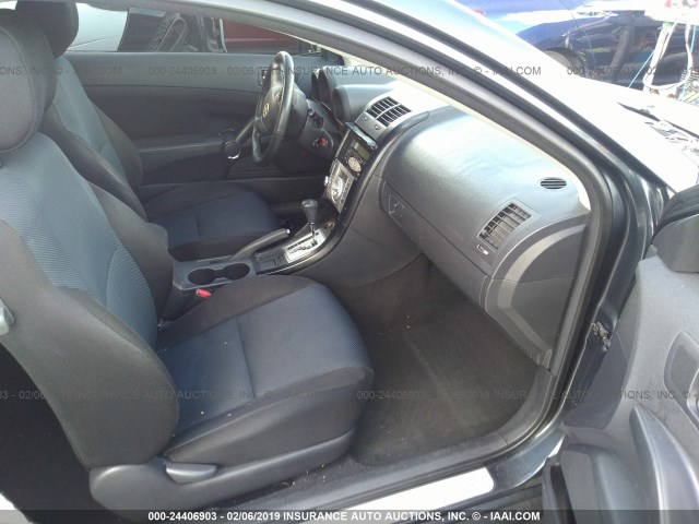 JTKDE177270157575 - 2007 TOYOTA SCION TC GRAY photo 5