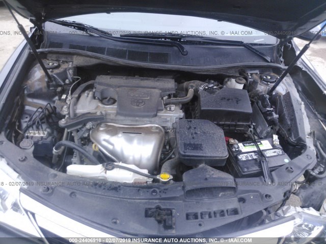 4T1BF1FK7EU302242 - 2014 TOYOTA CAMRY L/SE/LE/XLE ნაცრისფერი ფოტო 10