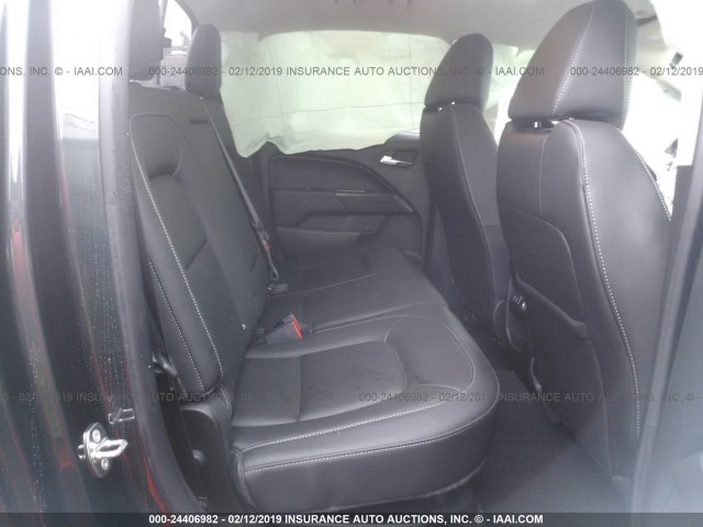 1GCGTCEN2J1201454 - 2018 CHEVROLET COLORADO LT BLACK photo 8