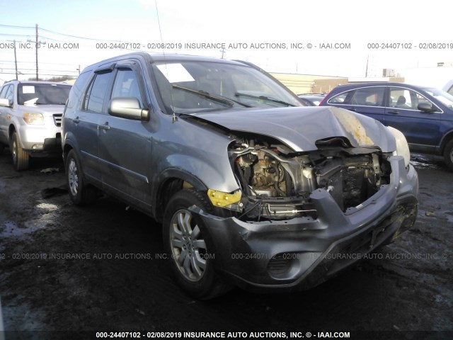 JHLRD78955C012239 - 2005 HONDA CR-V SE/EX GRAY photo 1