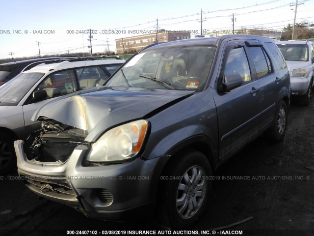 JHLRD78955C012239 - 2005 HONDA CR-V SE/EX GRAY photo 2