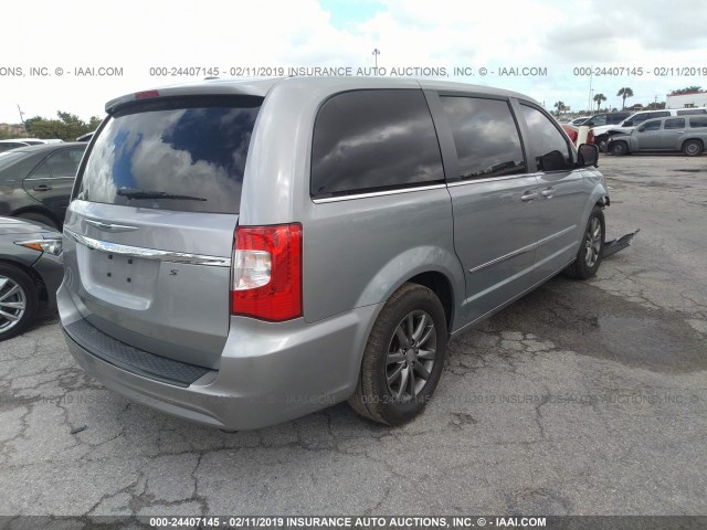 2C4RC1HGXER460141 - 2014 CHRYSLER TOWN & COUNTRY S SILVER photo 4