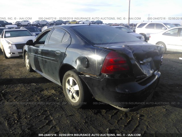 2G2WP552361314904 - 2006 PONTIAC GRAND PRIX BLACK photo 3