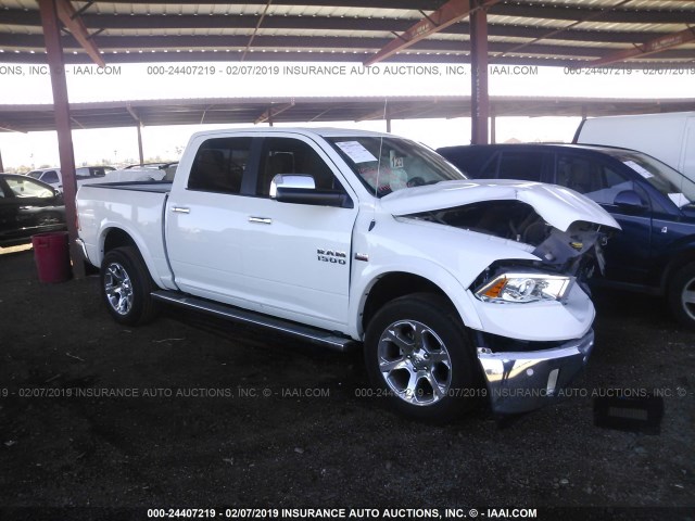 1C6RR7NT2GS171427 - 2016 RAM 1500 LARAMIE WHITE photo 1