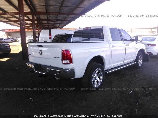 1C6RR7NT2GS171427 - 2016 RAM 1500 LARAMIE WHITE photo 4