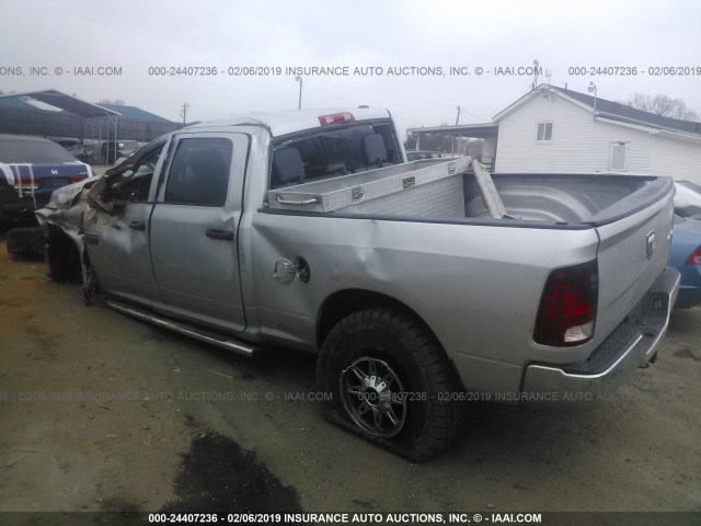 3D7UT2CL7BG581110 - 2011 DODGE RAM 2500 SILVER photo 3