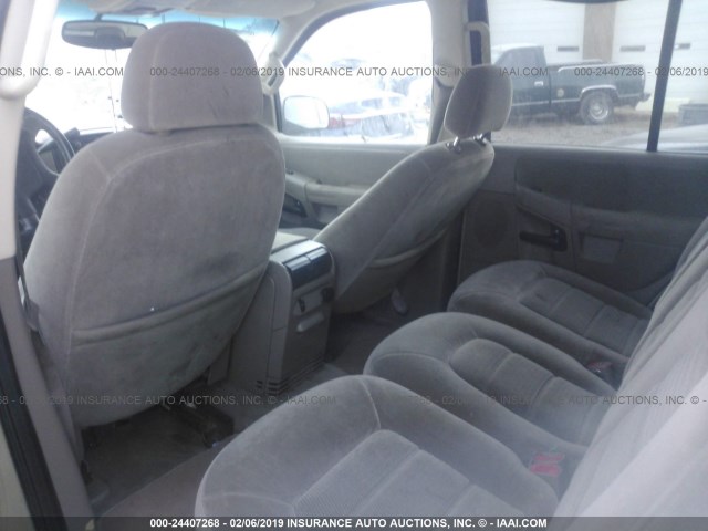 1FMZU63E02UC73758 - 2002 FORD EXPLORER XLT GOLD photo 8