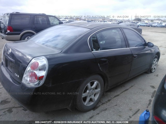 1N4AL11D36N446468 - 2006 NISSAN ALTIMA S/SL BLACK photo 4