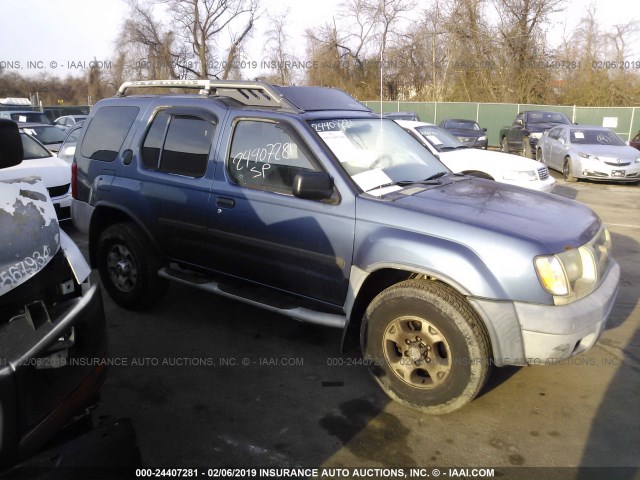 5N1ED28Y9YC533373 - 2000 NISSAN XTERRA XE/SE BLUE photo 1