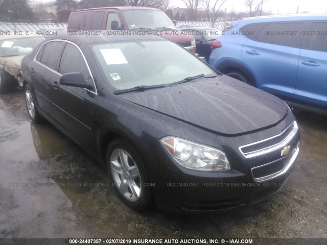 1G1ZB5E05CF297526 - 2012 CHEVROLET MALIBU LS BLACK photo 1