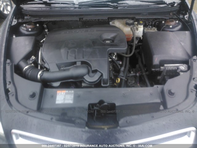 1G1ZB5E05CF297526 - 2012 CHEVROLET MALIBU LS BLACK photo 10