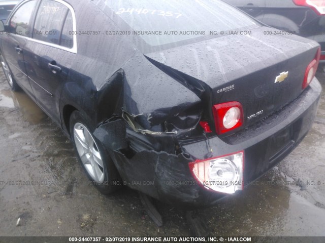 1G1ZB5E05CF297526 - 2012 CHEVROLET MALIBU LS BLACK photo 6
