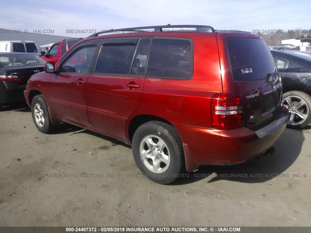 JTEGF21A830088585 - 2003 TOYOTA HIGHLANDER LIMITED ORANGE photo 3