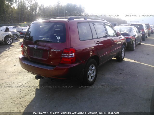 JTEGF21A830088585 - 2003 TOYOTA HIGHLANDER LIMITED ORANGE photo 4