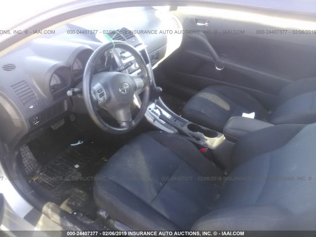 JTKDE177370199818 - 2007 TOYOTA SCION TC SILVER photo 5