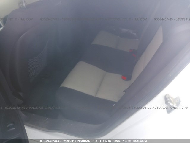 1G1ZA5EU9CF395643 - 2012 CHEVROLET MALIBU LS WHITE photo 8