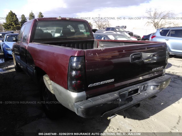 2GCEC19T3Y1335155 - 2000 CHEVROLET SILVERADO C1500 RED photo 3