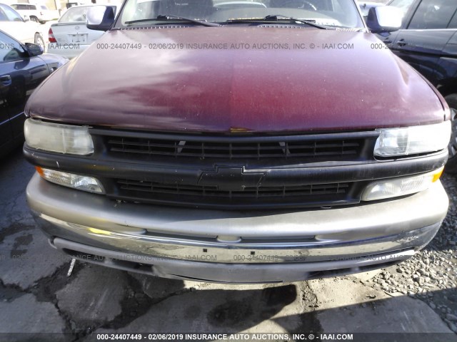 2GCEC19T3Y1335155 - 2000 CHEVROLET SILVERADO C1500 RED photo 6