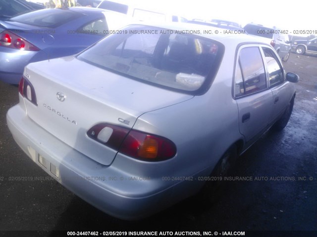 1NXBR12E3YZ414130 - 2000 TOYOTA COROLLA VE/CE/LE BEIGE photo 4