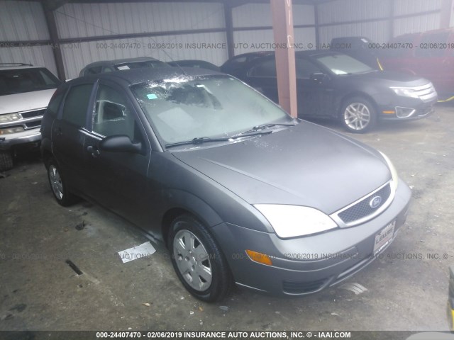 1FAHP37N97W263425 - 2007 FORD FOCUS ZX5/S/SE/SES GRAY photo 1