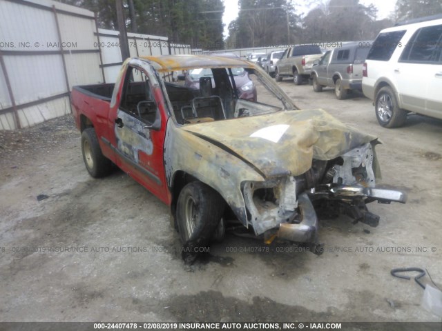 1GCCS148X58184398 - 2005 CHEVROLET COLORADO BURGUNDY photo 1