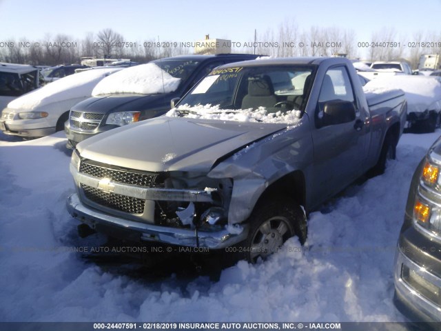 1GCCS146258188783 - 2005 CHEVROLET COLORADO TAN photo 2