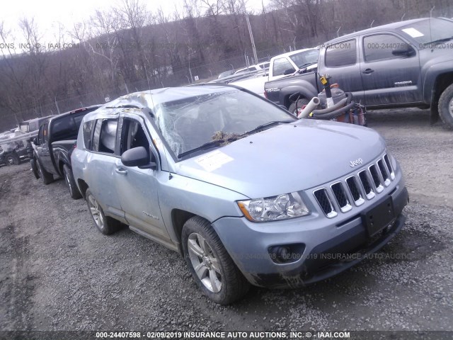 1C4NJDBBXDD249591 - 2013 JEEP COMPASS SPORT BLUE photo 1