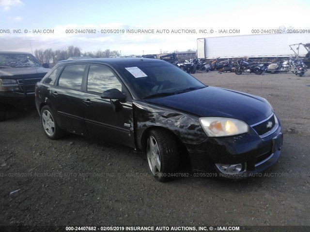 1G1ZW67127F209506 - 2007 CHEVROLET MALIBU MAXX SS BLACK photo 1