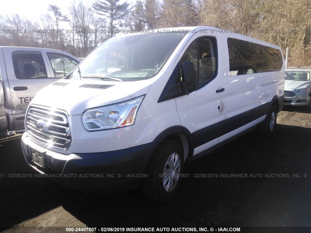 1FBZX2ZM3GKA61379 - 2016 FORD TRANSIT T-350 WHITE photo 2