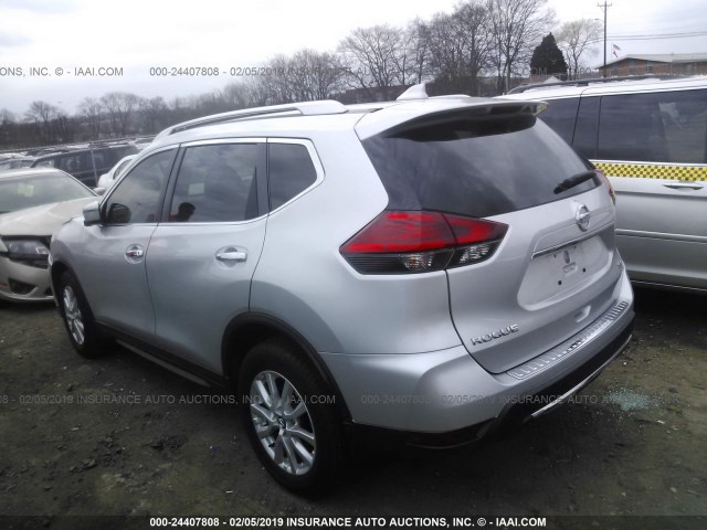 KNMAT2MT9HP616858 - 2017 NISSAN ROGUE S/SV SILVER photo 3
