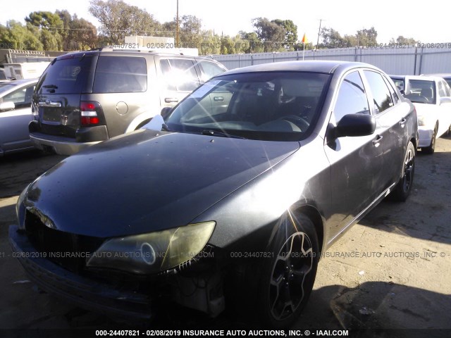 JF1GE61648H521246 - 2008 SUBARU IMPREZA 2.5I GRAY photo 2