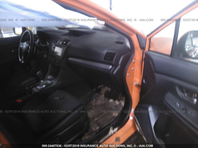 JF2GPAWC8DH880438 - 2013 SUBARU XV CROSSTREK 2.0 PREMIUM ORANGE photo 5