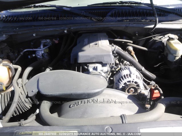 2GCEC19T4Y1255329 - 2000 CHEVROLET SILVERADO C1500 GRAY photo 10