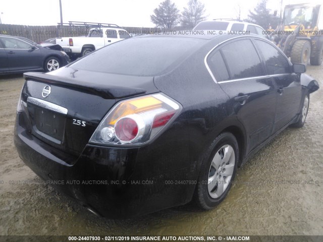 1N4AL21E97N495710 - 2007 NISSAN ALTIMA 2.5/2.5S BLACK photo 4