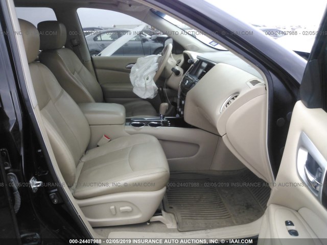 5N1AR2MN5DC683339 - 2013 NISSAN PATHFINDER S/SV/SL/PLATINUM BLACK photo 5