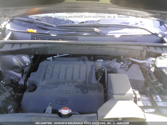 5TDZKRFH2GS135572 - 2016 TOYOTA HIGHLANDER LE/LE PLUS GRAY photo 10