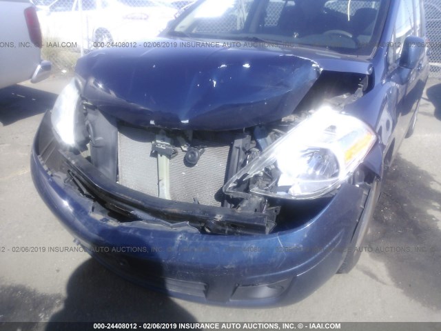 3N1BC13E49L355561 - 2009 NISSAN VERSA S/SL BLUE photo 6