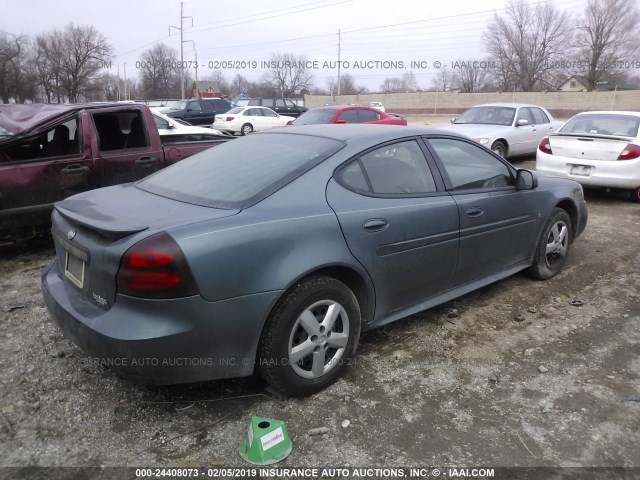 2G2WP552971211665 - 2007 PONTIAC GRAND PRIX BLUE photo 4