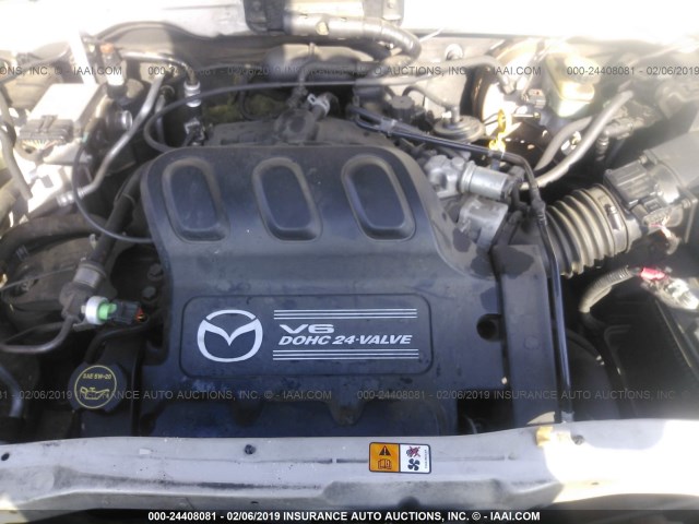 4F2YU08171KM38413 - 2001 MAZDA TRIBUTE LX/ES SILVER photo 10