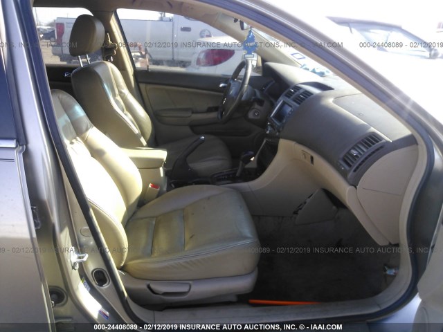 JHMCN36517C000521 - 2007 HONDA ACCORD HYBRID GOLD photo 5