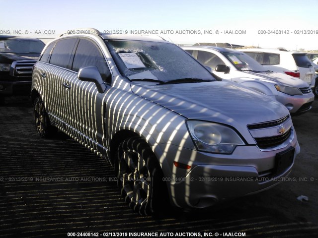 3GNAL4EK1ES506845 - 2014 CHEVROLET CAPTIVA LTZ SILVER photo 1