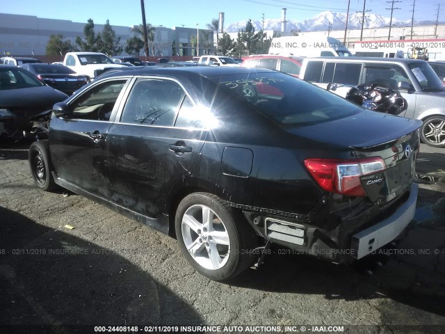 4T1BF1FK2EU353874 - 2014 TOYOTA CAMRY L/SE/LE/XLE 黑色 照片 3