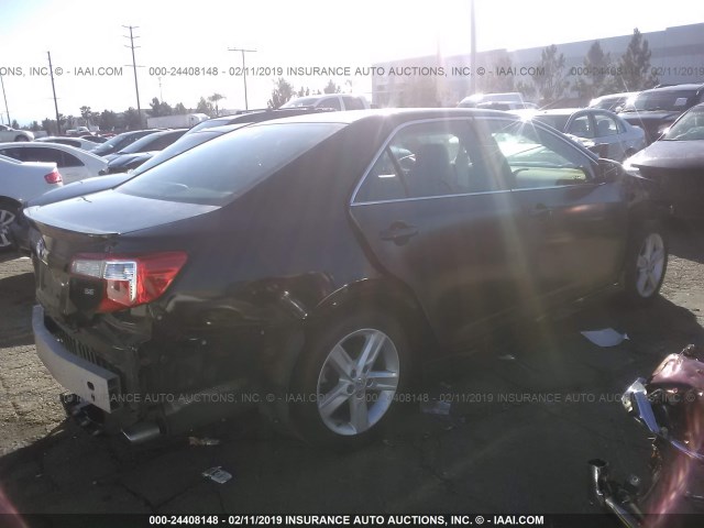 4T1BF1FK2EU353874 - 2014 TOYOTA CAMRY L/SE/LE/XLE 黑色 照片 4