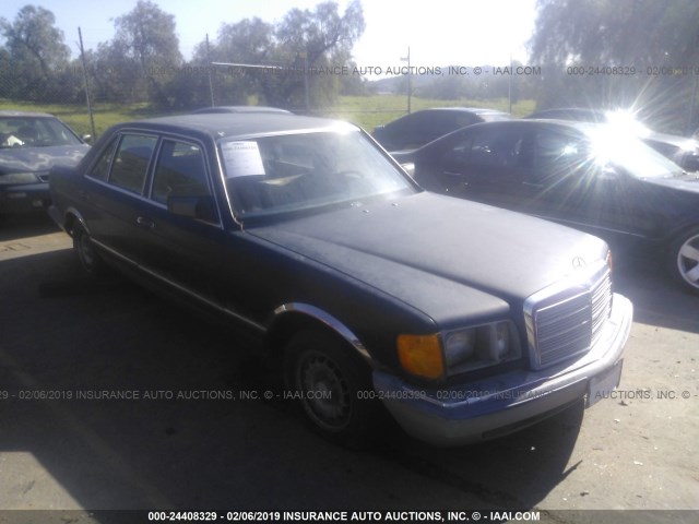 WDBCA33A3BB018241 - 1981 MERCEDES-BENZ 380 SEL Dark Blue photo 1